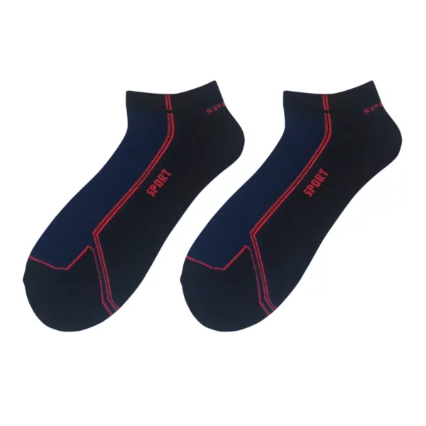 Granatowo czarna stopka