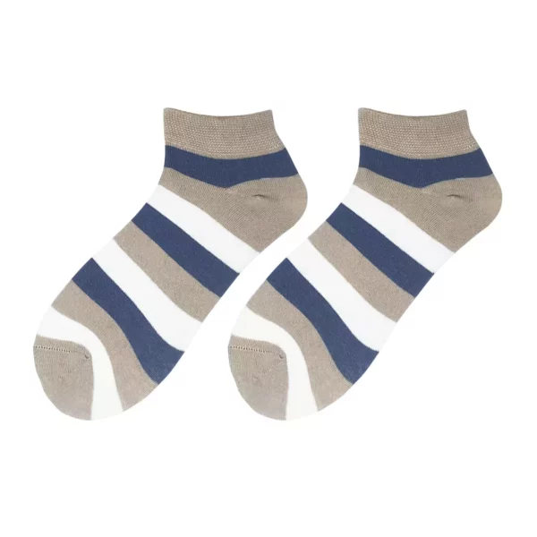 Liner Socks Beige with Jeans