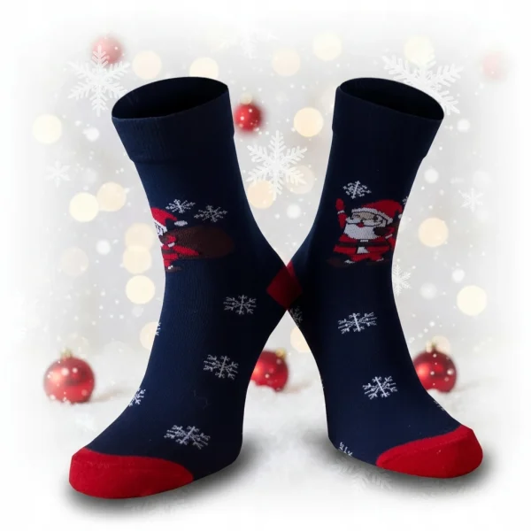 Christmas Santa Claus Cotton Socks