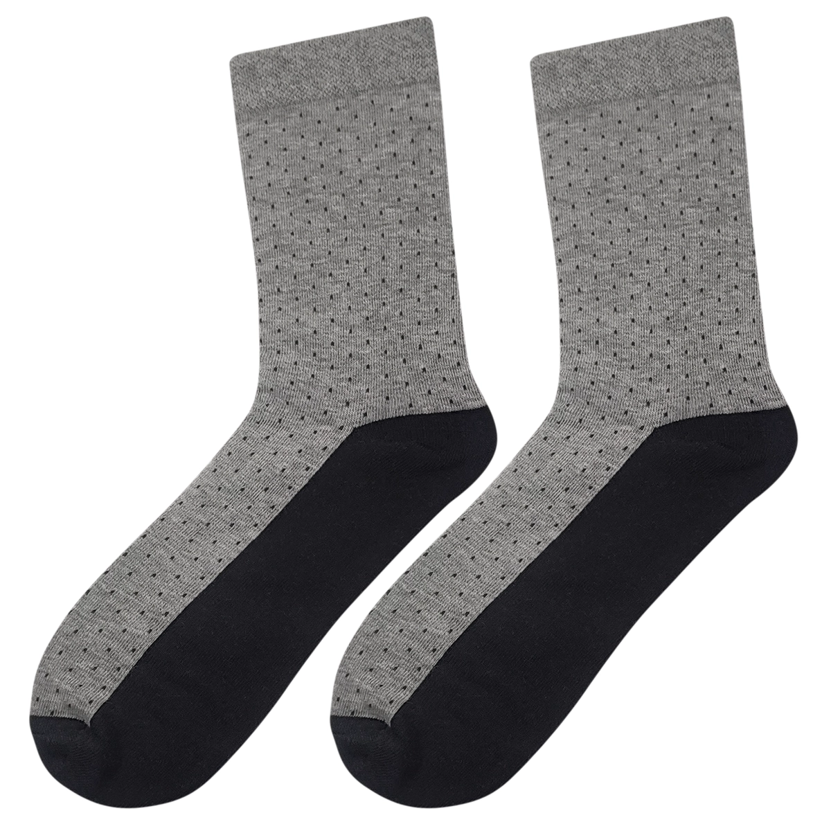 light melange Suit socks dots on light melange - Image 1