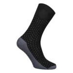 Suit socks dots on black