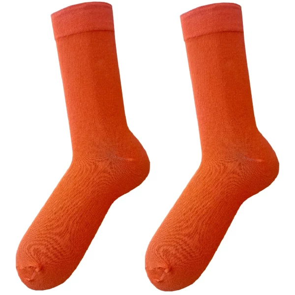 Orange suit socks