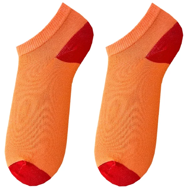 Orange and red feet