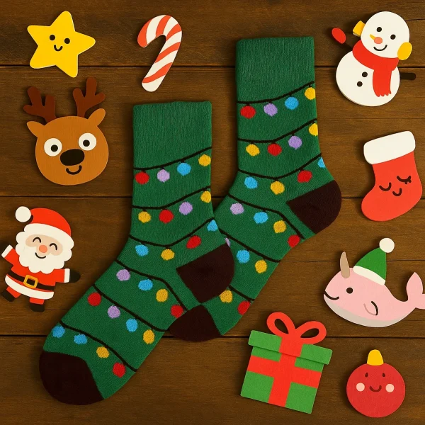 Christmas Tree Socks
