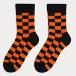 Black and Orange Checkered - Image 5