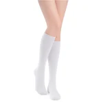 Białe Podkolanówki