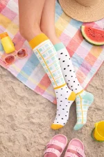 Podkolanówki damskie wzorzyste - Image 8