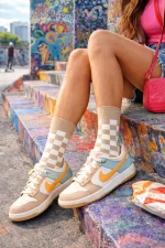 Beżowa Krata - obrazek 3