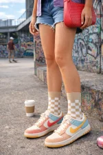 Beżowa Krata - obrazek 5