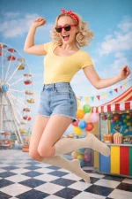 Beżowe Podkolanówki - obrazek 5