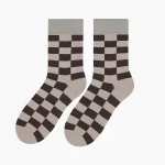 Brązowo-beżowa Kratka - obrazek 3