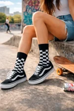 Women's Retro Checkered - Image 3