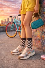 Brązowo-beżowa Kratka - obrazek 6