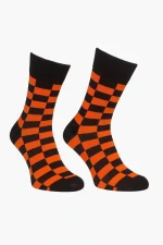 Black and Orange Checkered - Image 2