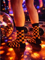 Black and Orange Checkered - Image 7