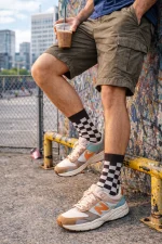 Brown and Beige Checkered - Image 7