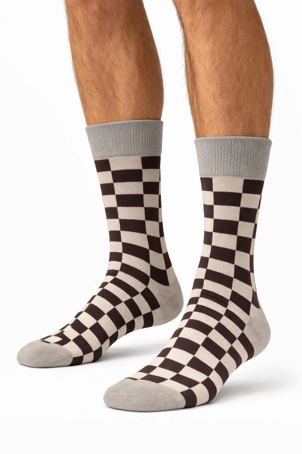 manly3 Brown and Beige Checkered - Image 1